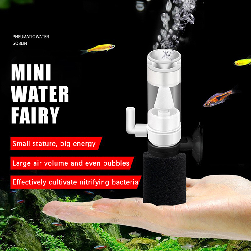 Betta Fish Tank - ♬ Luftbetriebener Aquarium-Schwammfilter mit extrem leisem