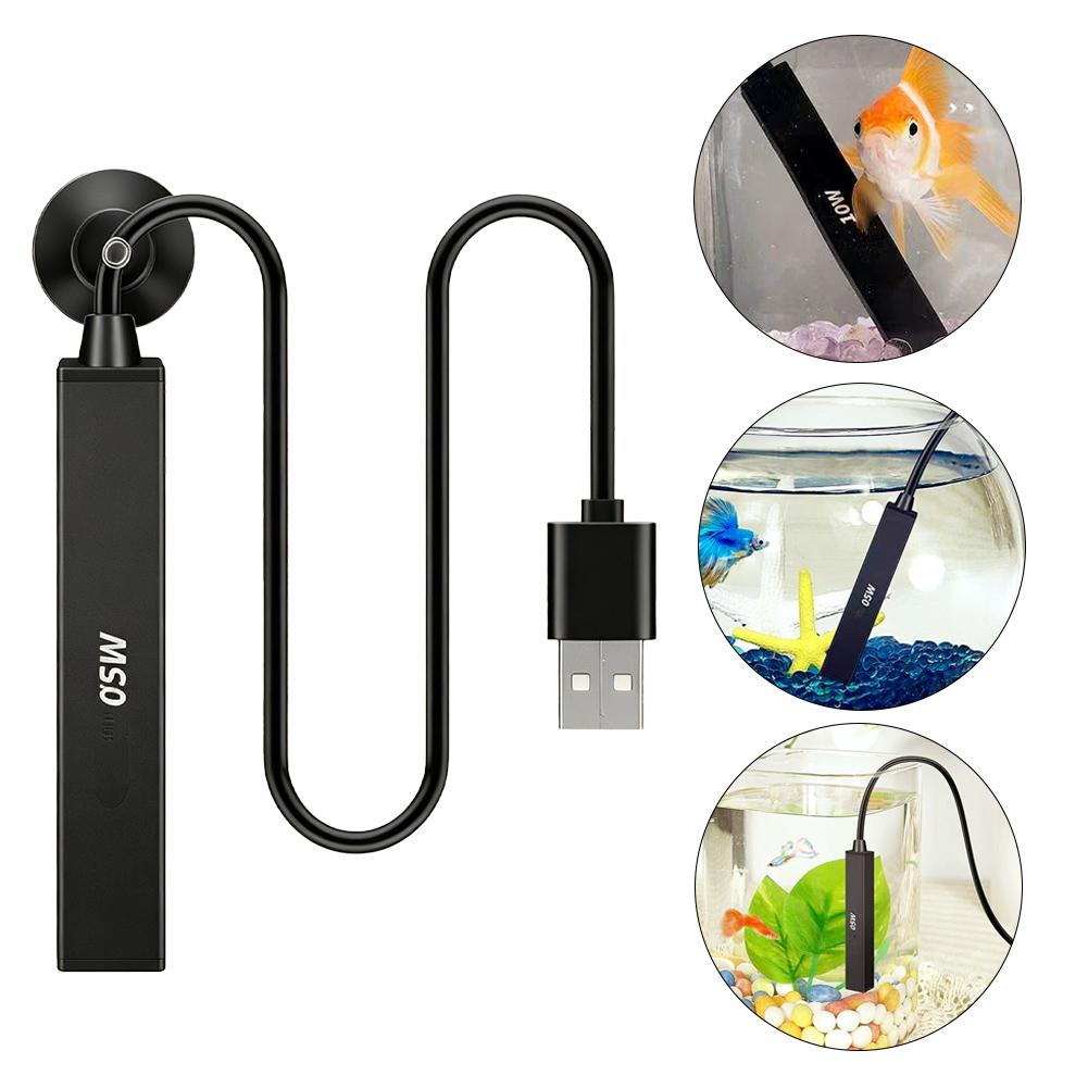 Fish Tank Heater - Mini-USB-Aquariumheizer 5V, automatischer Heizstab mit konstanter