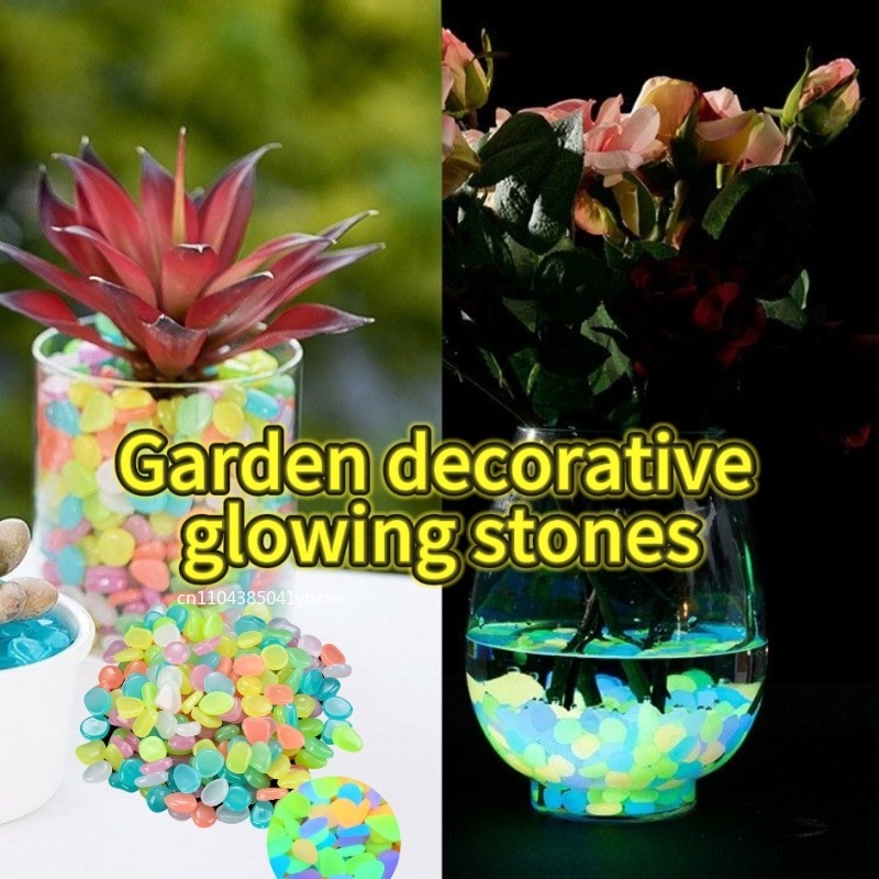 Fish Aquarium Home - 100-1000PCS Leuchtenden Stein Garten Aquarium Landschaft